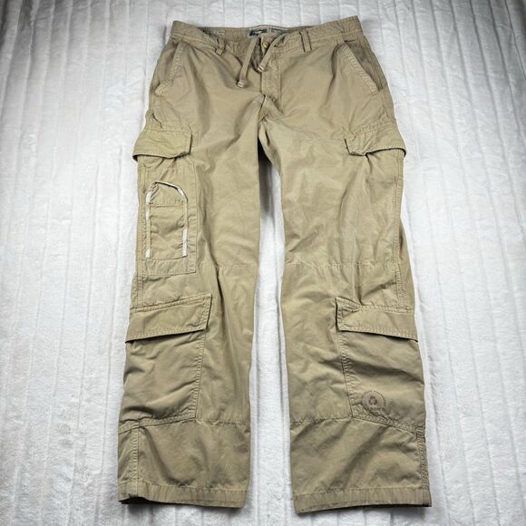 Mason's Army Paratrooper Cargo Pants Men's 34-29* Khaki Mod: TAV0Y3Y Drawstring - Picture 1 of 16
